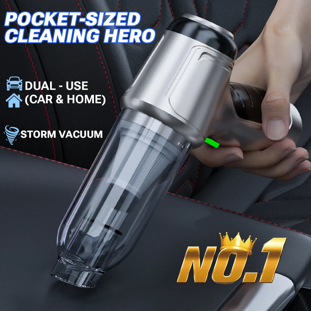 15,000Pa Cordless Car Vacuum & Air Duster