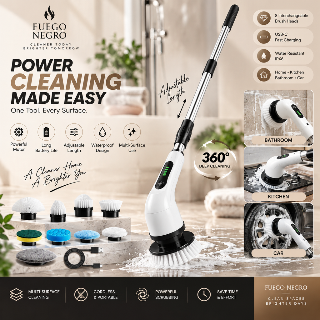 Cordless Electric Spin Scrubber