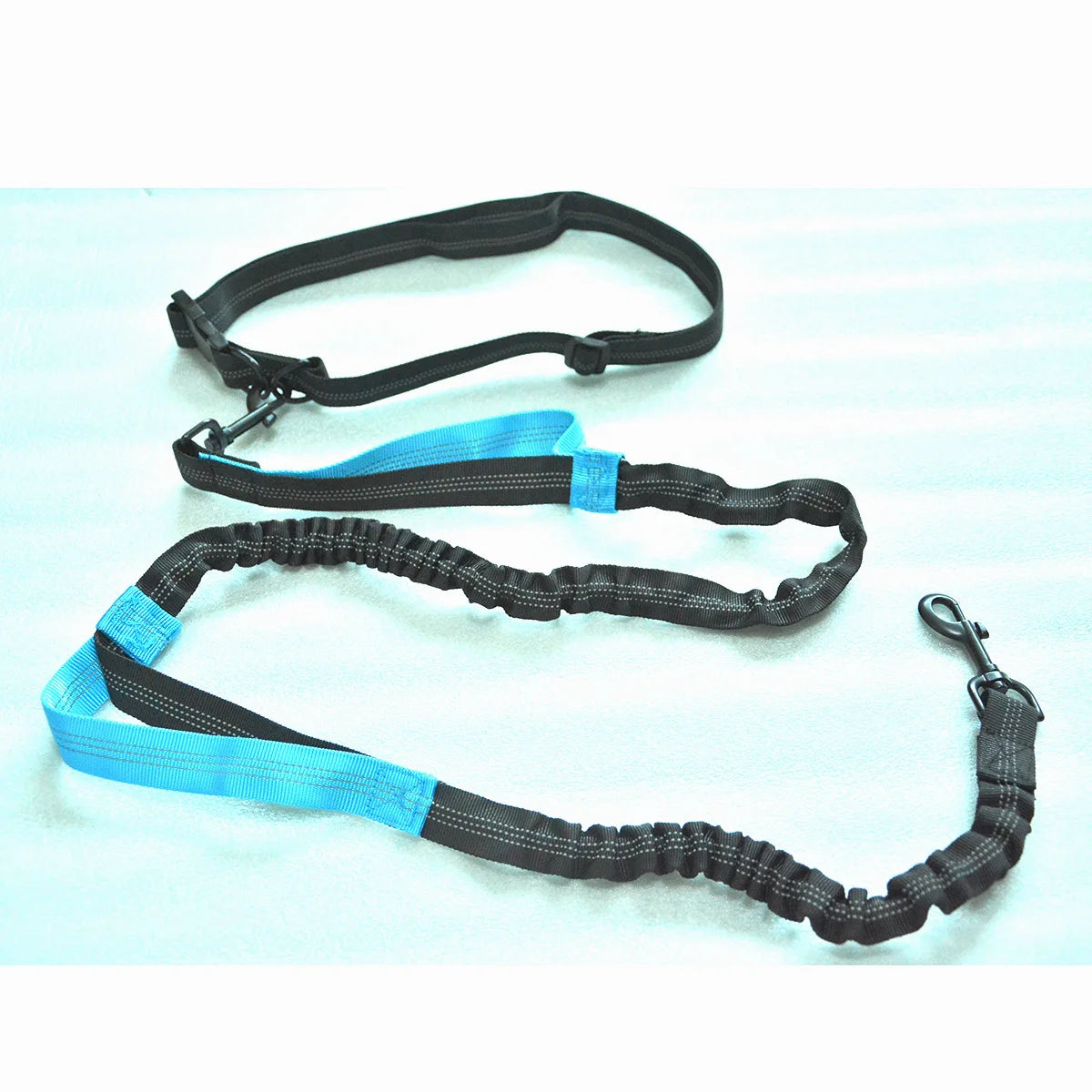 Hands-Free Dog Leash – Reflective Bungee with Waist Belt