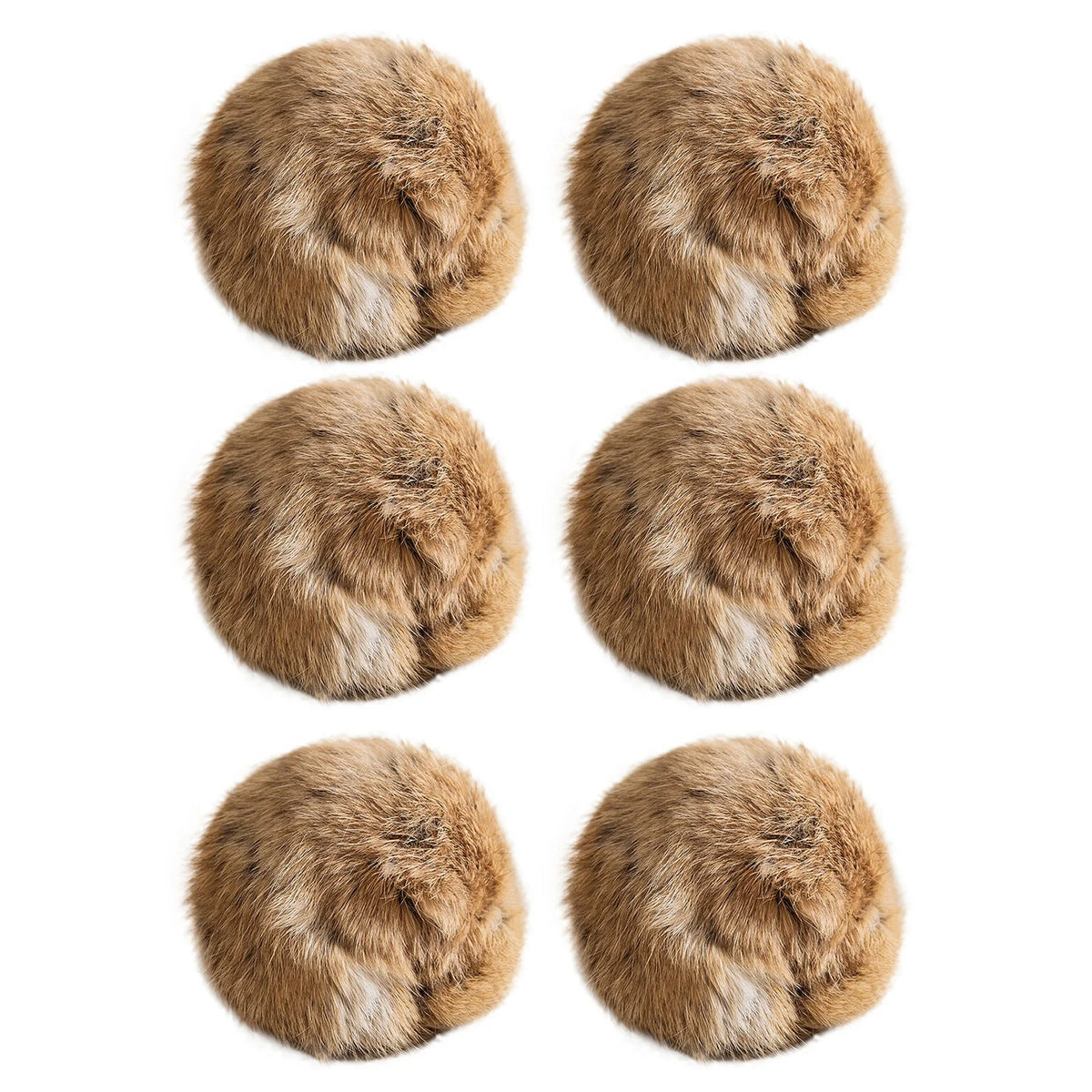 Catnip Rabbit Fur Ball Toy Set