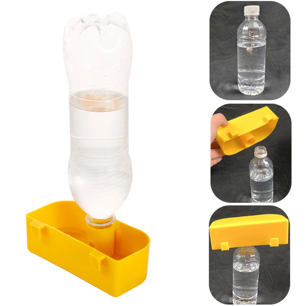 Birds Drinker Automatic Water Dispenser for Parrot Pigeon Quail Chicken Chick Bird Cage Hanging Drinking Cup Bird Care Supplies