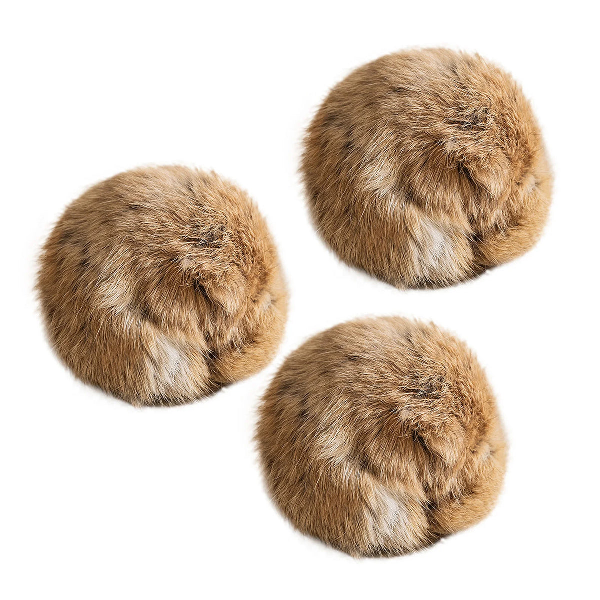 Catnip Rabbit Fur Ball Toy Set