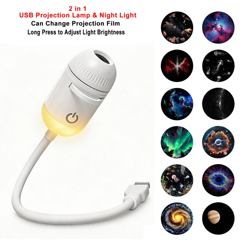 USB Galaxy Star Projector for Car & Room