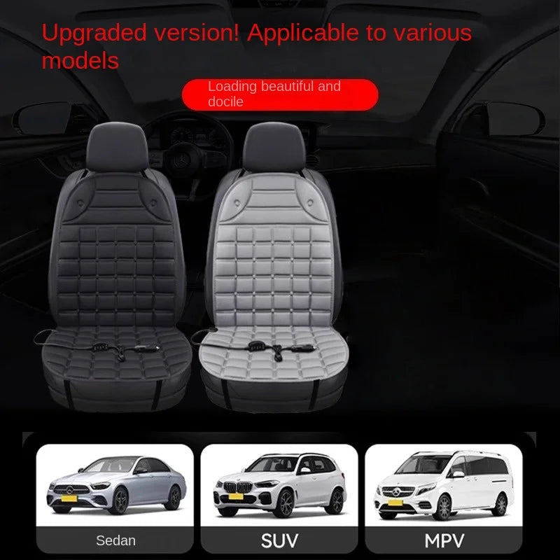 12V Heated Car Seat Cushion - Fast-Warming Winter Car Seat Cover