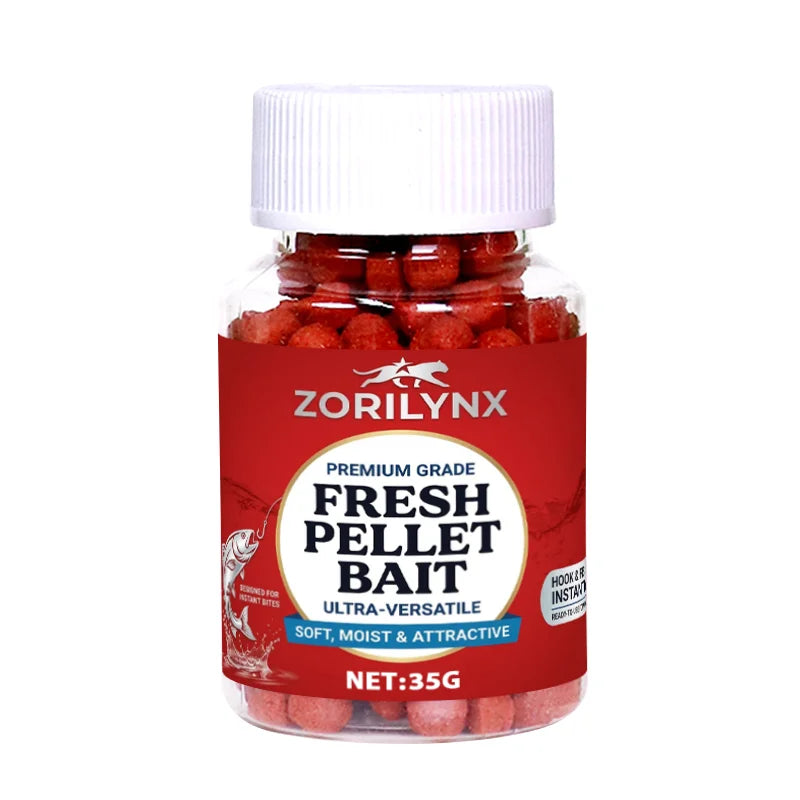 Concentrated Carp & Bass Fishing Bait Pellets