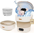 15L Foldable Portable Washing Machine with Spin Function