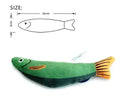 Cat Toys Fish,Teeth Grinding Catnip Toys,Soft and Durable,Kitten Toys Interactive Sounding Cat Chew Bite Plush Toys Cat Supplie
