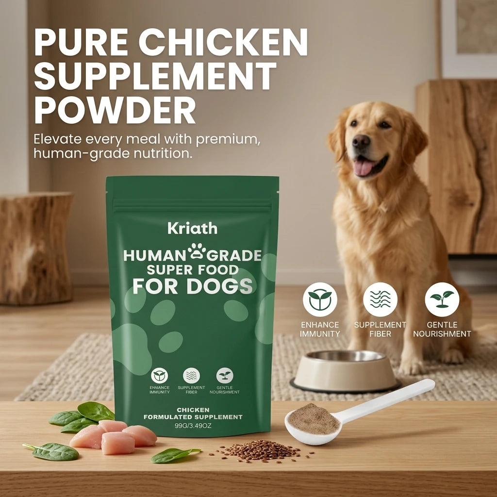 Dog Nutritional Supplement for All Breeds Easy Absorption Daily Health Support
