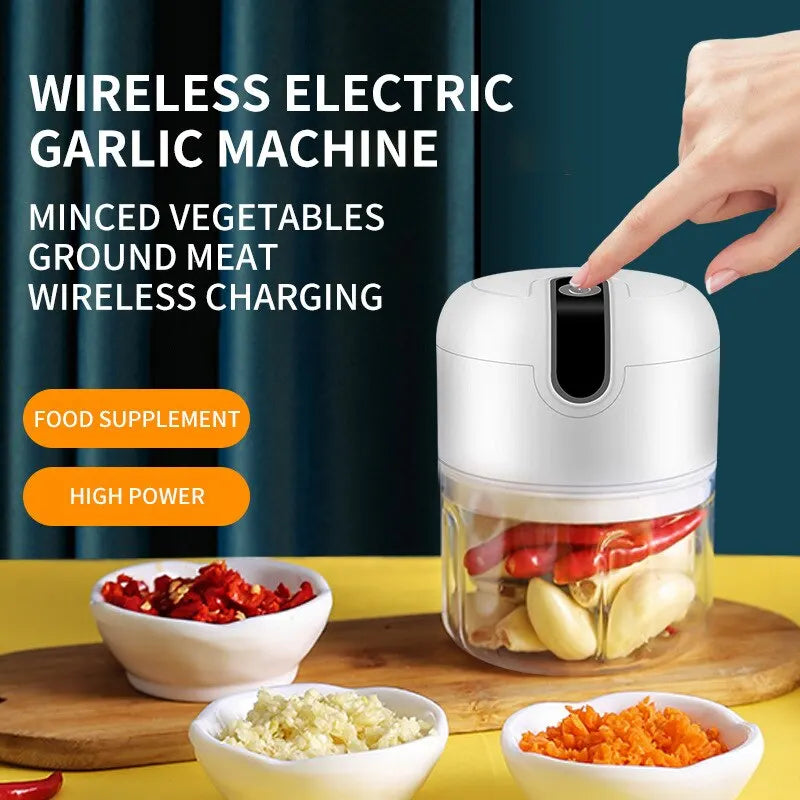 USB Mini Electric Garlic Chopper