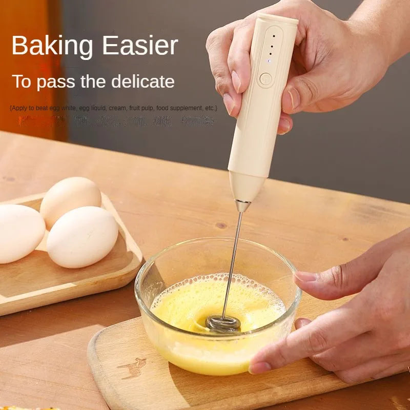3-Speed USB Rechargeable Milk Frother
