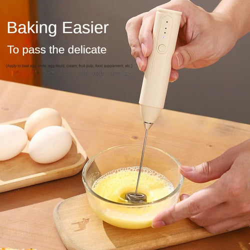 3-Speed USB Rechargeable Milk Frother