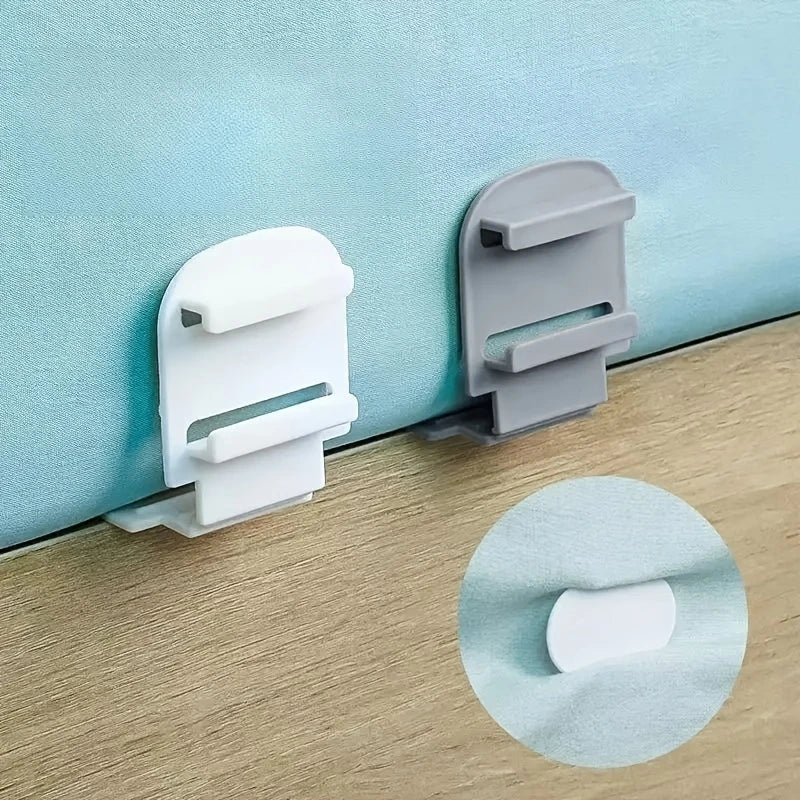 4-Piece Bed Sheet Holder Clips, Folding Non-Slip Fasteners