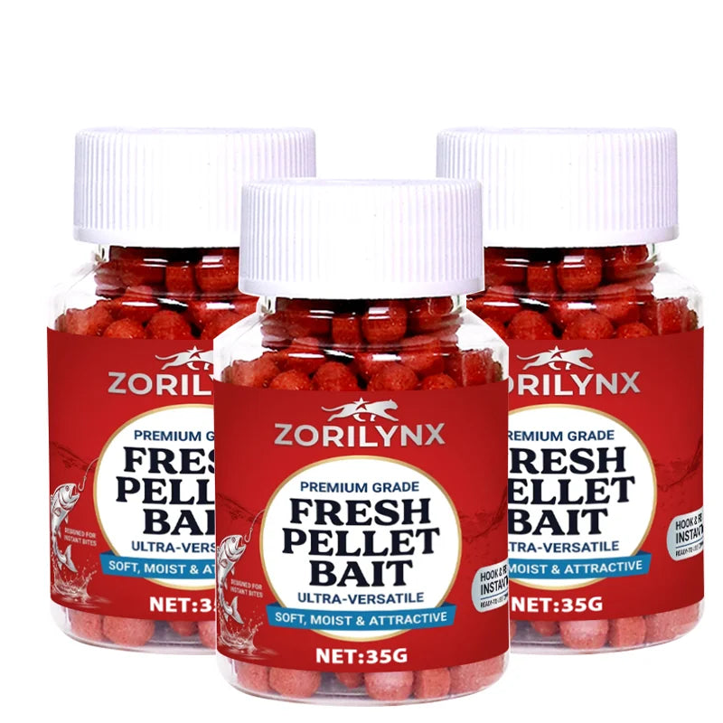 Concentrated Carp & Bass Fishing Bait Pellets