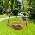 ● New Bird Flower Shaped Hanging Bird Feeder Birdbath For Garden Yard Farm Supply Hummingbird Feeder Supplies Birdbath Bird Bath