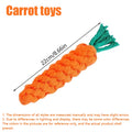 Carrot Rope Dog Toy – Braided Cotton for Tug & Play
