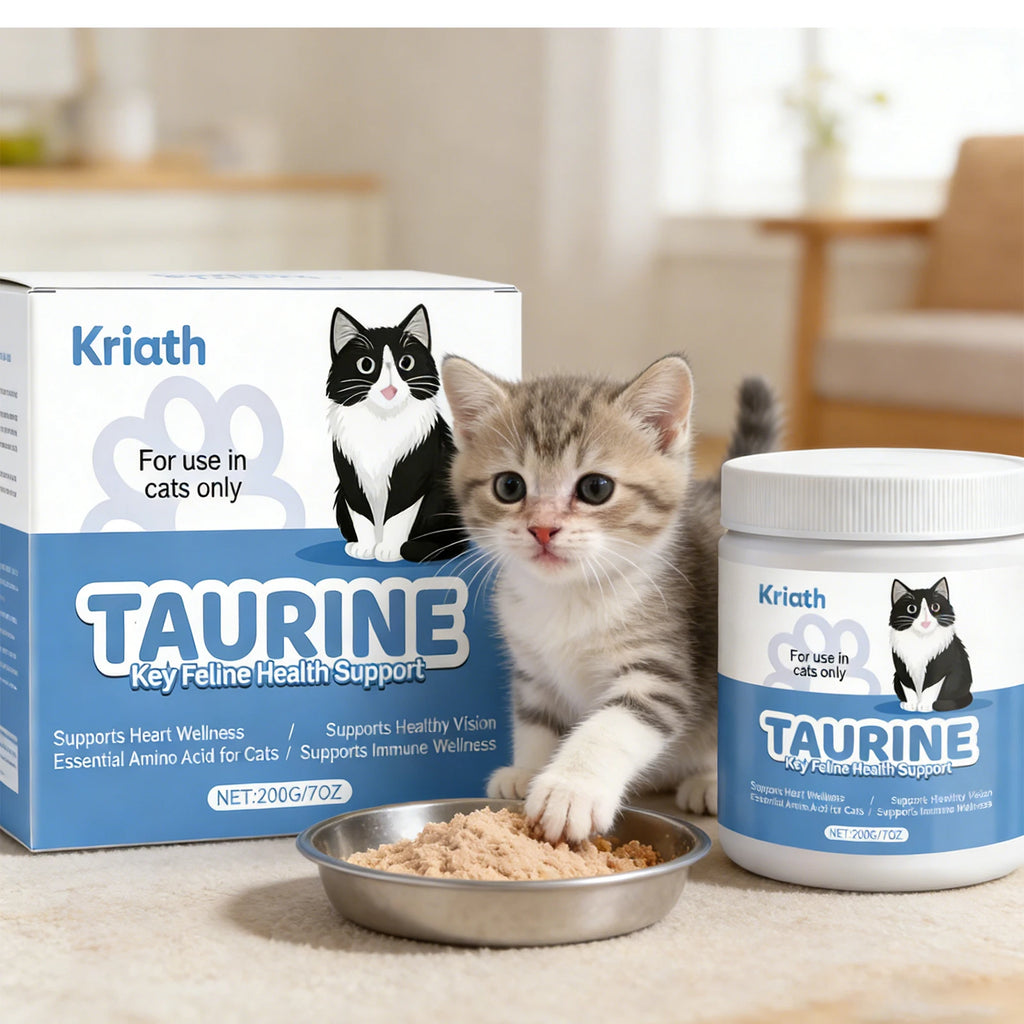 Cats Taurine Powder Support Pet Heart Health and Stability Maintain Pets Vision Gentle Formula Pet Daily Care Nutrition Powder