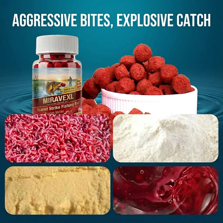 Fish Attractant Fishing Groundbait Universal Concentrated Fish Bait Fishing Food Bait Aquatic Feed for Bass Carp Fishing