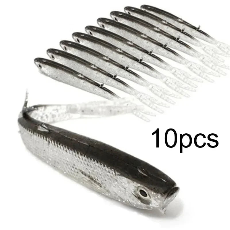 Soft Fork-Tail Swimbait Fishing Lure
