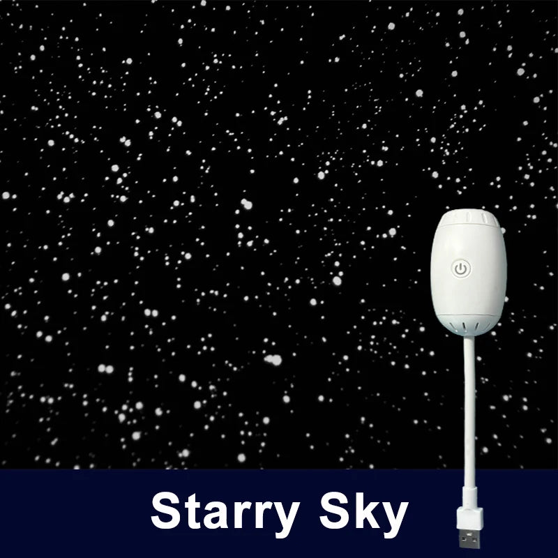 USB Galaxy Star Projector for Car & Room