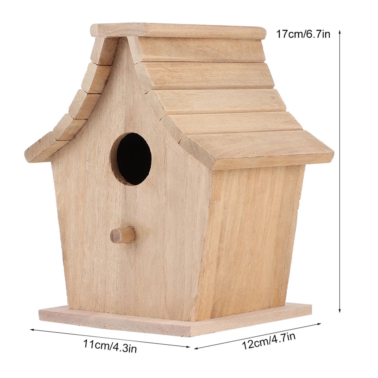 Bird Breeding Box Bird Supplies Wood Bird House Breeding Box Hanging Bird House Pet Supplies for Parrots Budgerigar Small Birds