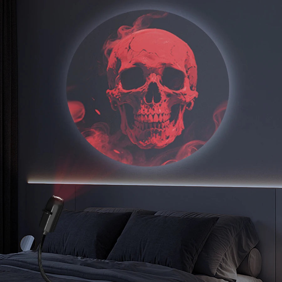 Halloween USB Projector Light, 3 or 6 Film Patterns