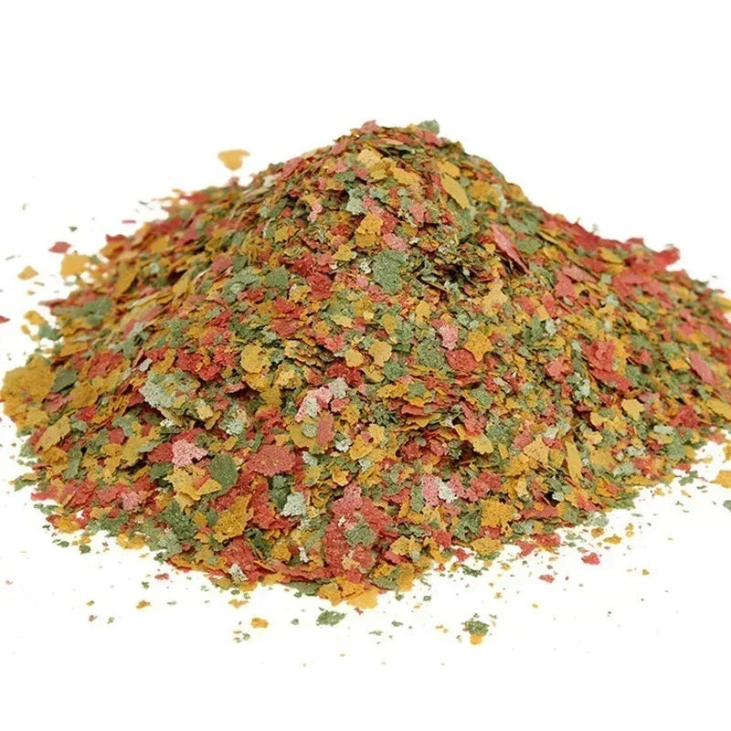 100g Nutritious Tropical Fish Thin Slice Feed Aquarium Ornamental Fish Food For Fry Seedling Fattening Home Aquarium Supplies
