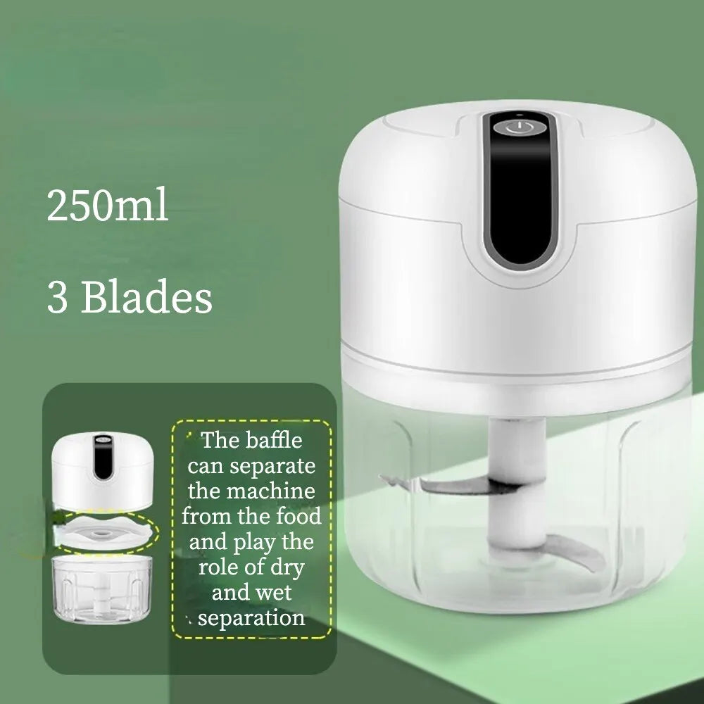 USB Mini Electric Garlic Chopper