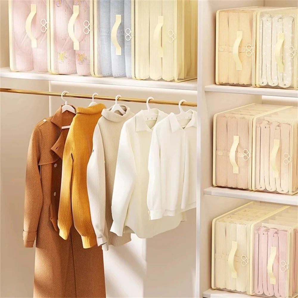 Foldable Bedding Storage Bag with Transparent Window