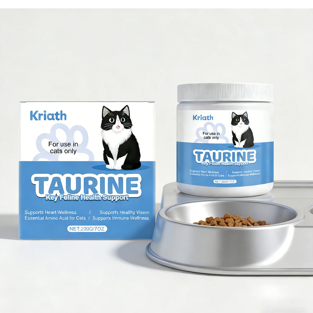 Cats Taurine Powder Support Pet Heart Health and Stability Maintain Pets Vision Gentle Formula Pet Daily Care Nutrition Powder