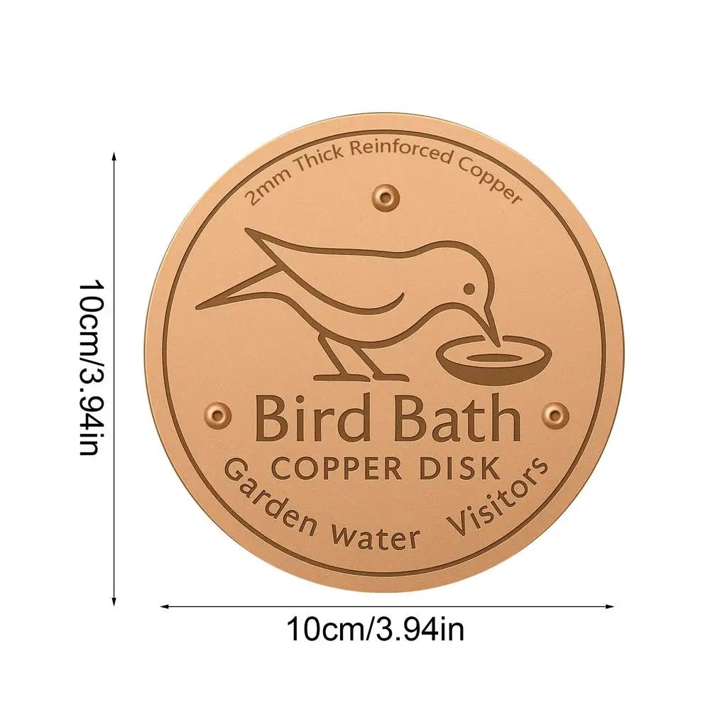 Copper Bird Bath Water Purifier