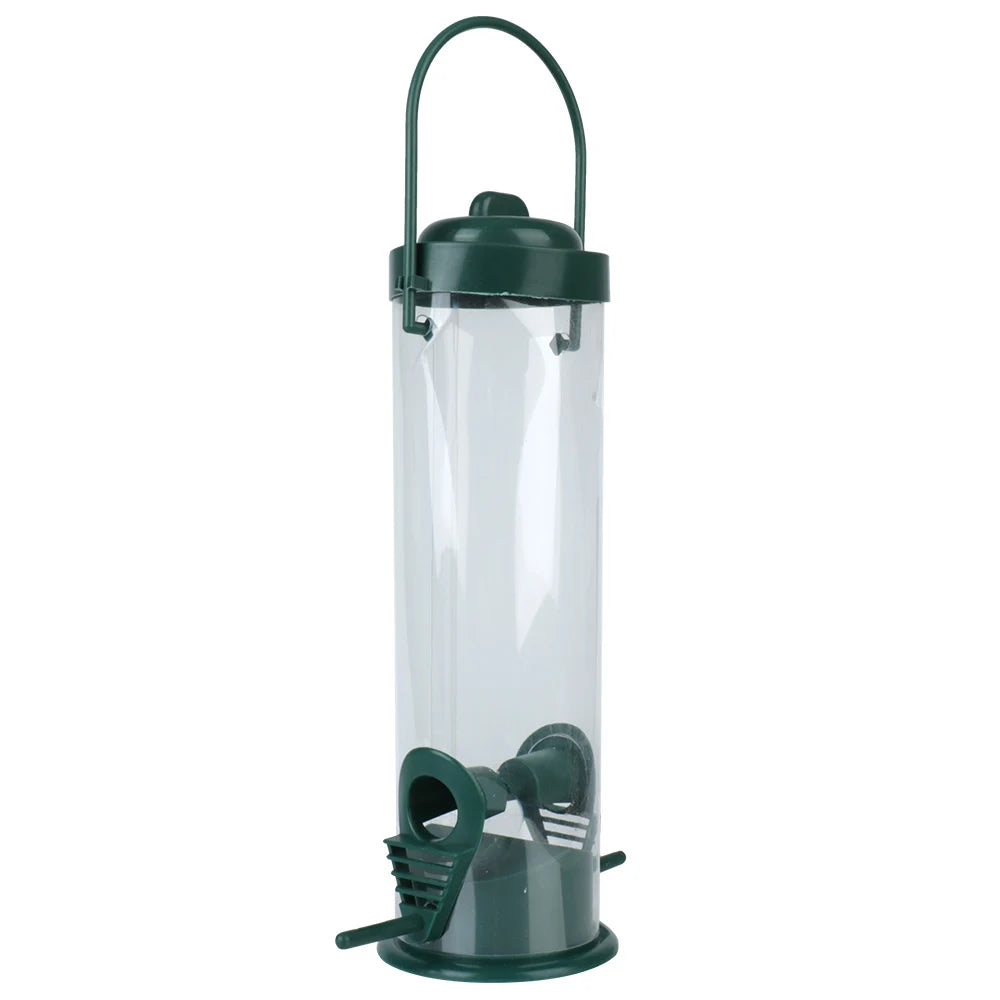 Bird Feeder Outdoor Decoration Wild Bird Seed Feeder Bird Feeding Tool Bird Tableware Hanging Garden Paddock