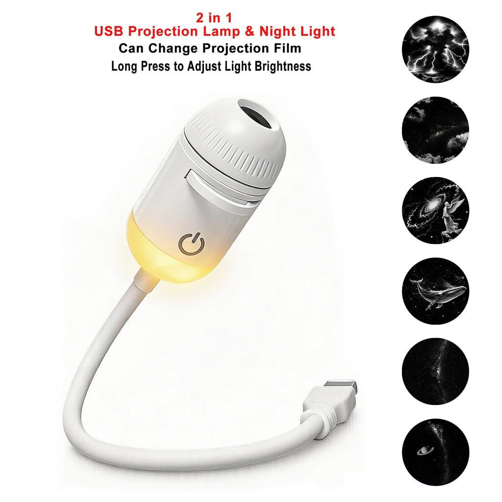 USB Galaxy Star Projector for Car & Room