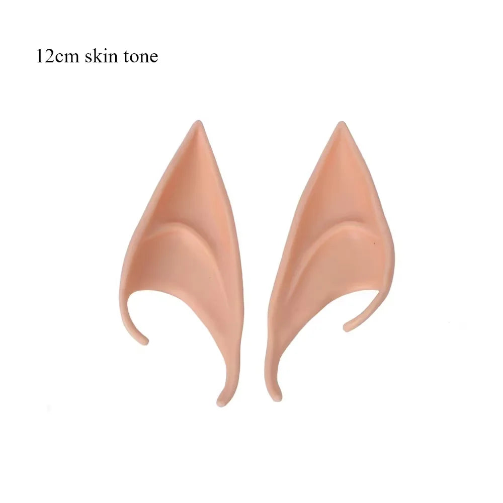 Halloween Elf Ears, 10 or 12 cm Latex Costume Accessory