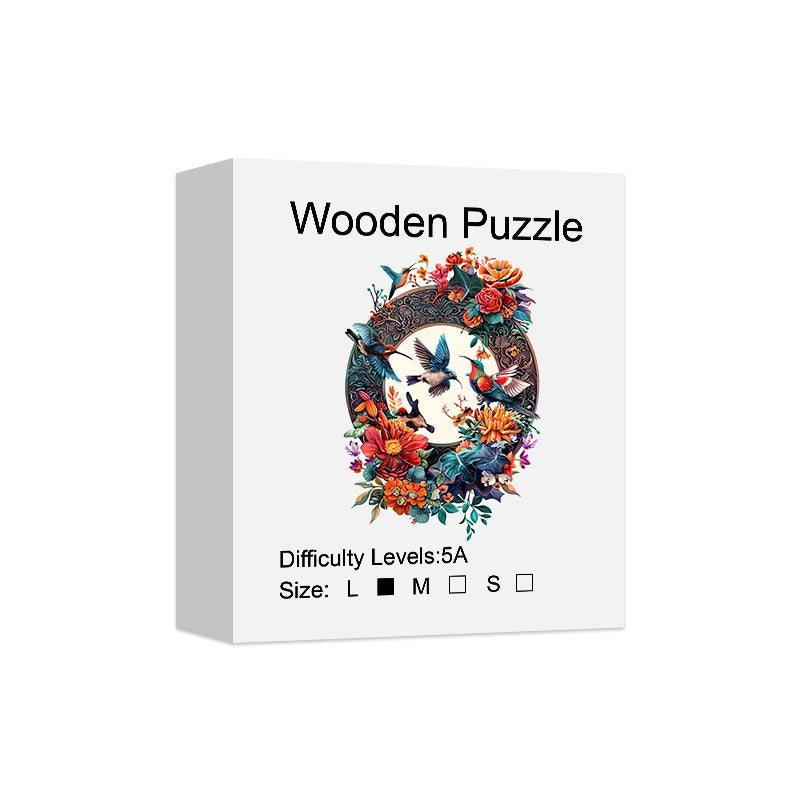 Bird-Shaped Wooden Puzzle