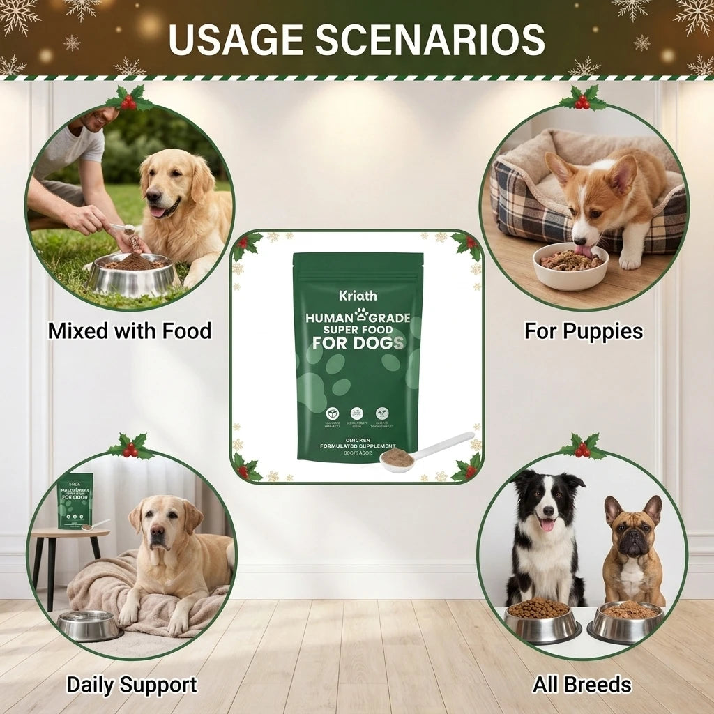 Dog Nutritional Supplement for All Breeds Easy Absorption Daily Health Support
