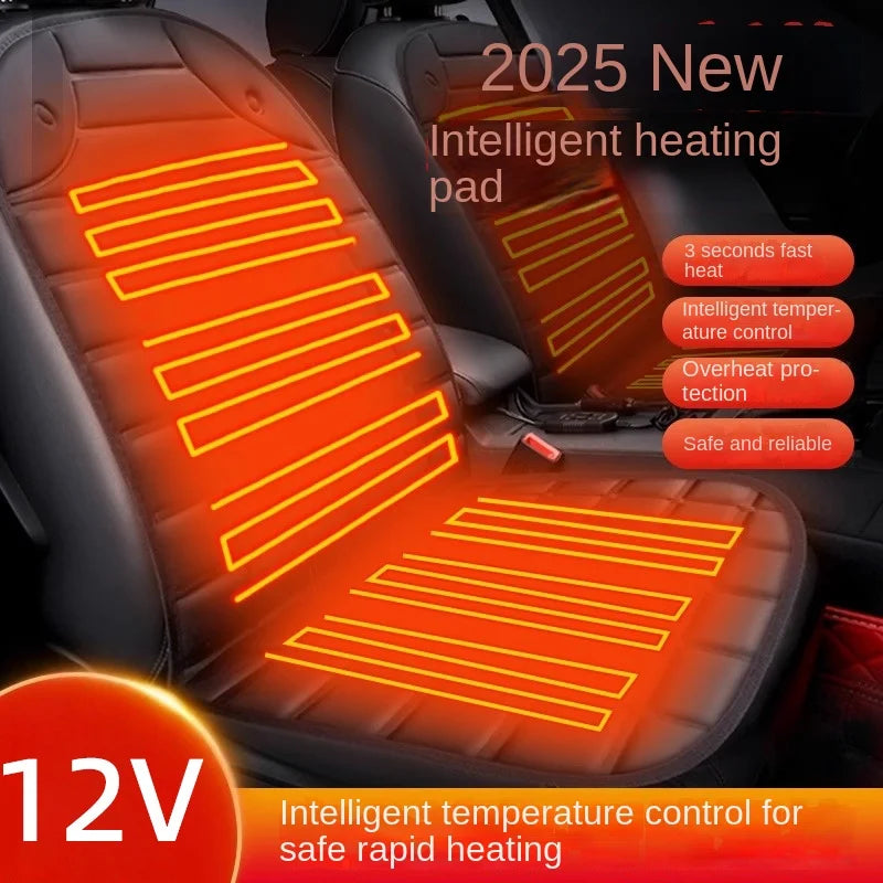 12V Heated Car Seat Cushion - Fast-Warming Winter Car Seat Cover