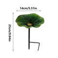 Bird Bath for Outdoor Garden Removeable Stand Bird Bath Bowl with Metal Stake for Courtyard Garden Patio Yard Pathway Decor