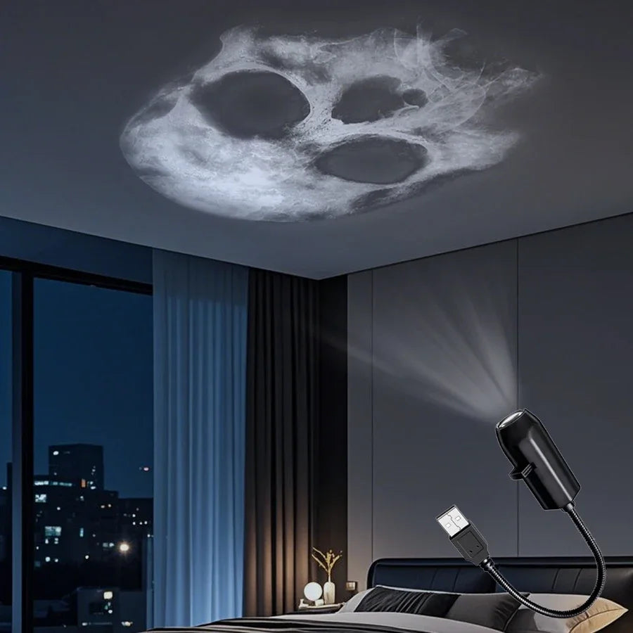 Halloween USB Projector Light, 3 or 6 Film Patterns