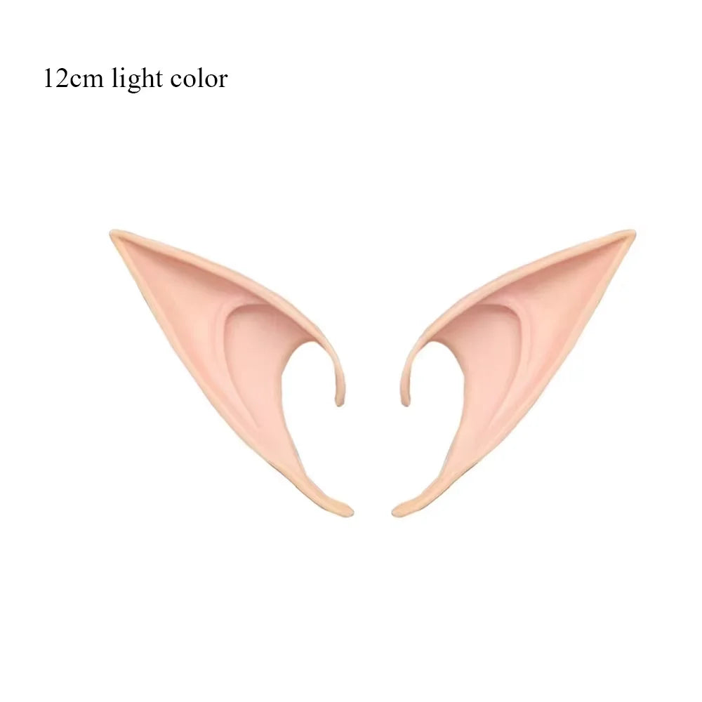 Halloween Elf Ears, 10 or 12 cm Latex Costume Accessory