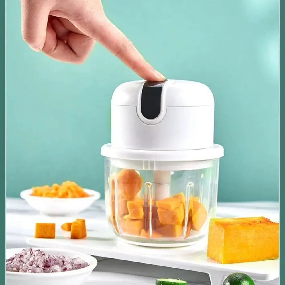 USB Mini Electric Garlic Chopper