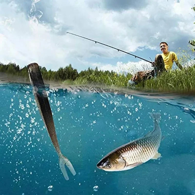 Soft Bait Fish Swimbait Fork Tail With Hook& Without Hooks Fishing Lure Artificial Silicone Bait Fishing Tackle Goods