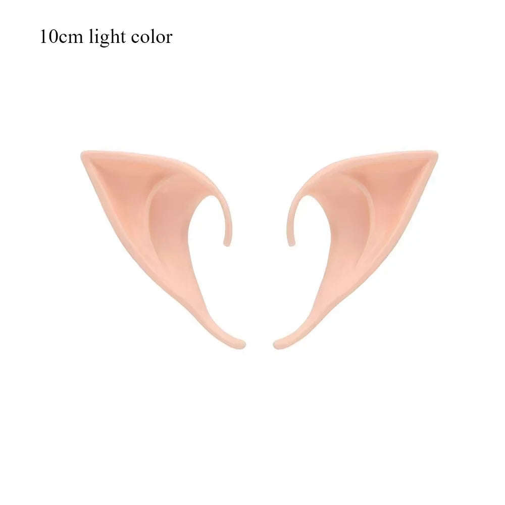 Halloween Elf Ears, 10 or 12 cm Latex Costume Accessory