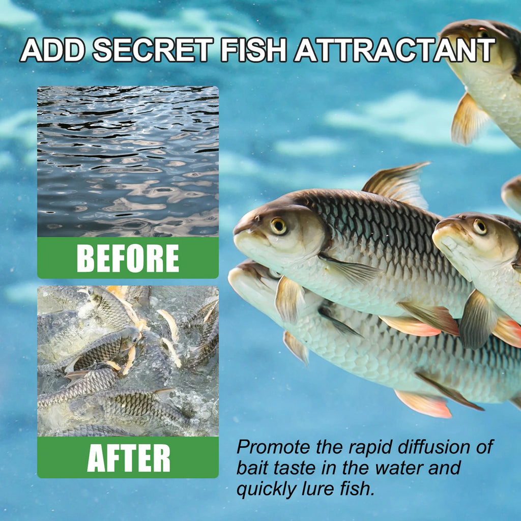 Fish Attractant Lures Baits Lure Fish Quickly Fast Diffusion Bait for Freshwater and Sea Fish