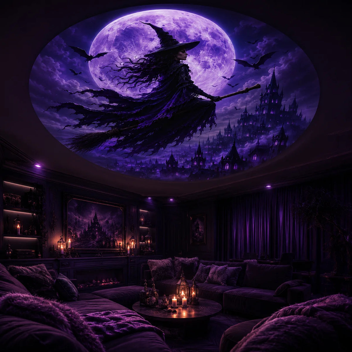 Halloween Projector Light, 10 Decorative Projection Patterns