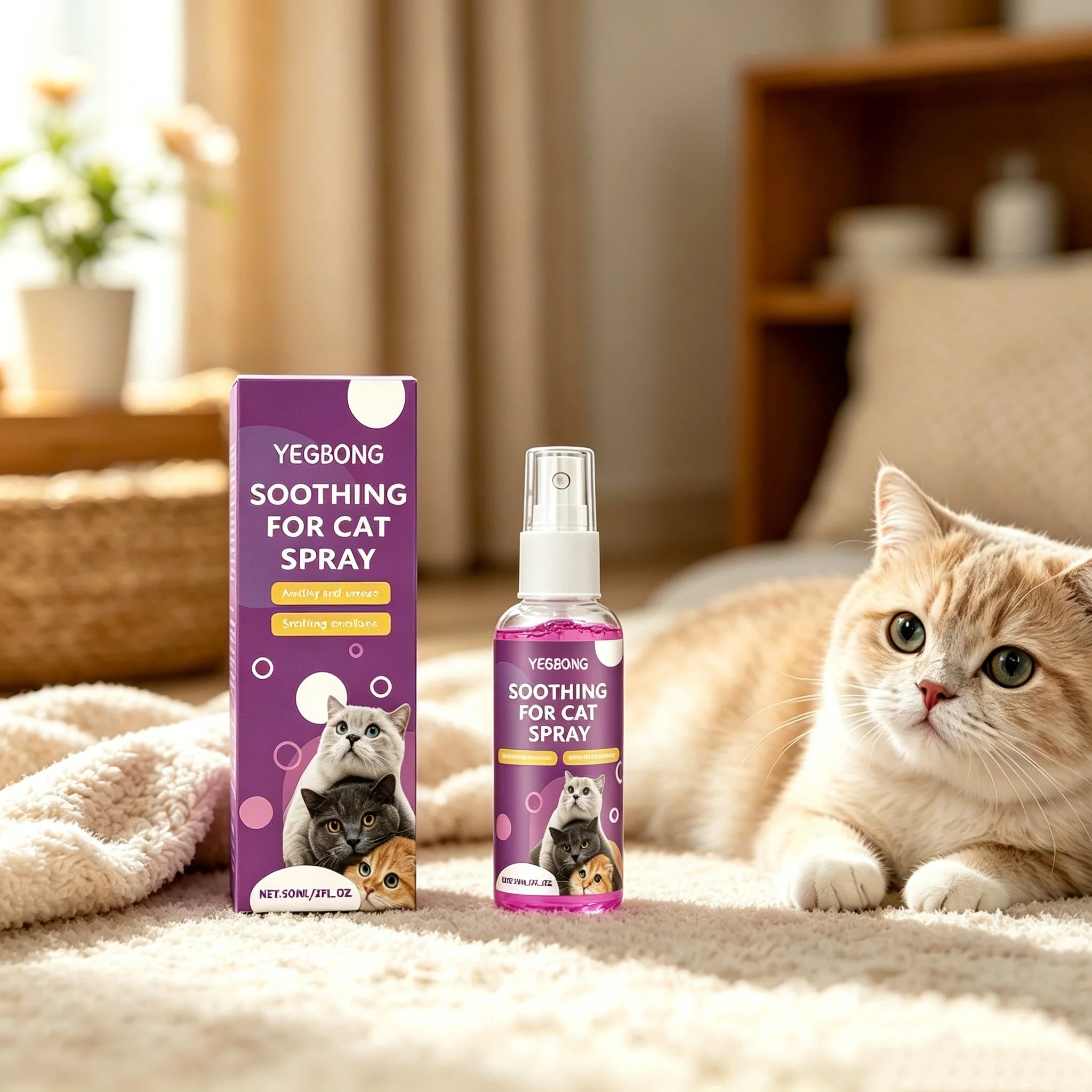 Cat Training Sprays Soothing Mood Prevent Scratching Away From Furniture Household Disorderly Urination Mild Cat Care Supplies