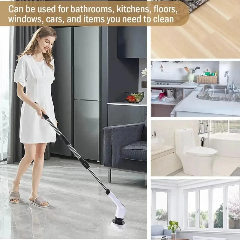Cordless Electric Spin Scrubber
