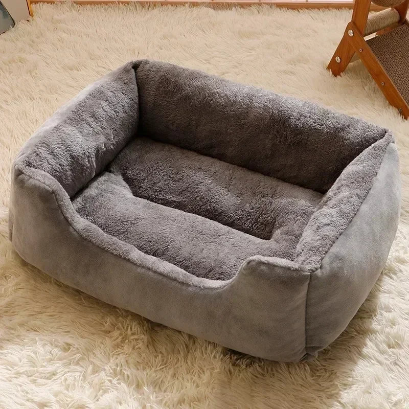 Plush Cozy Pet Bed & Mat