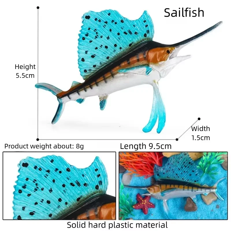 Realistic Fish Aquarium Figurine