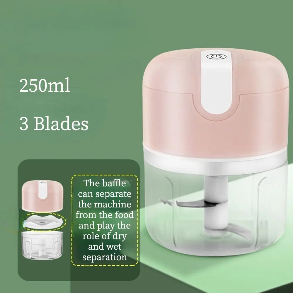 USB Mini Electric Garlic Chopper