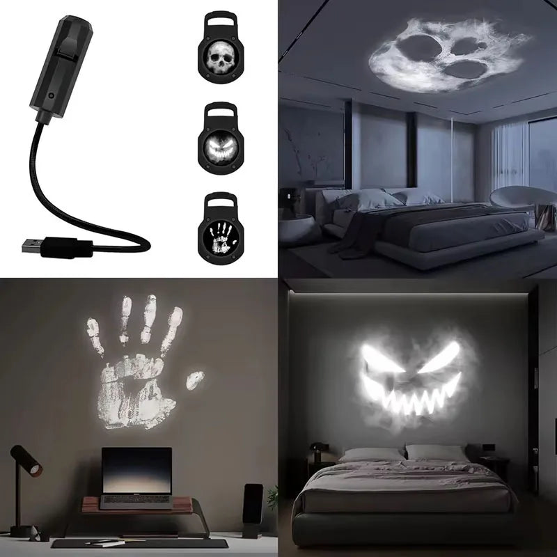 Multi-Theme USB Projector Light, Planetary, Halloween & Christmas